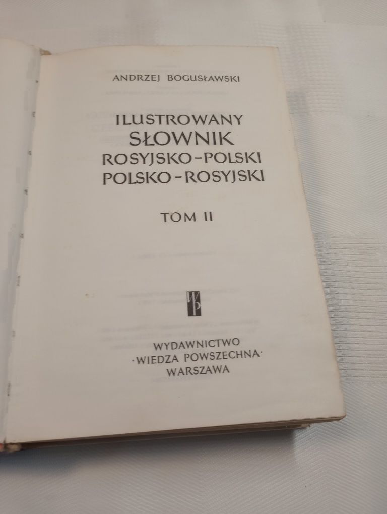 Ilustrowany słownik rosyjsko-polski, polsko- rosyjski. t.2