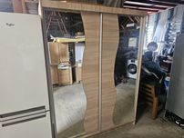 Szafa przesuwane drzwi jasna 160cm x  59cm x 215cmH