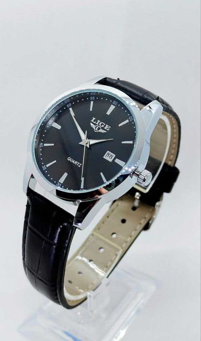 Наручний годинник чоловічий Кварц «LIGE» Подарунковий бокс НОВИЙ Луцьк