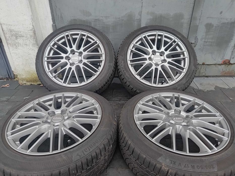 Alufelgi RIAL 17 cali 5x112 Mercedes VW Audi Seat Skoda Bmw ZIMOWE 8mm