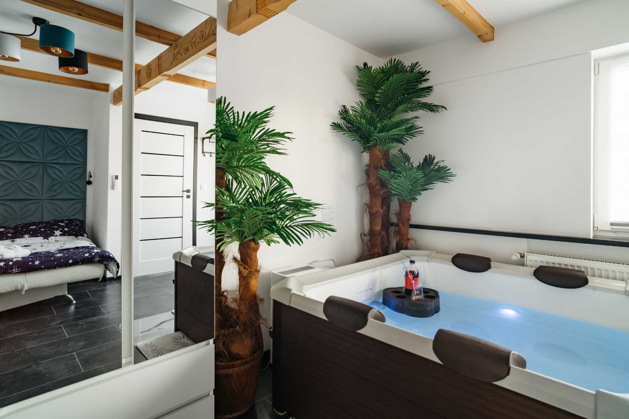 Domek Miniapartament Zakopane JAUCUZZI w pokoju na wyłączność SAUNA