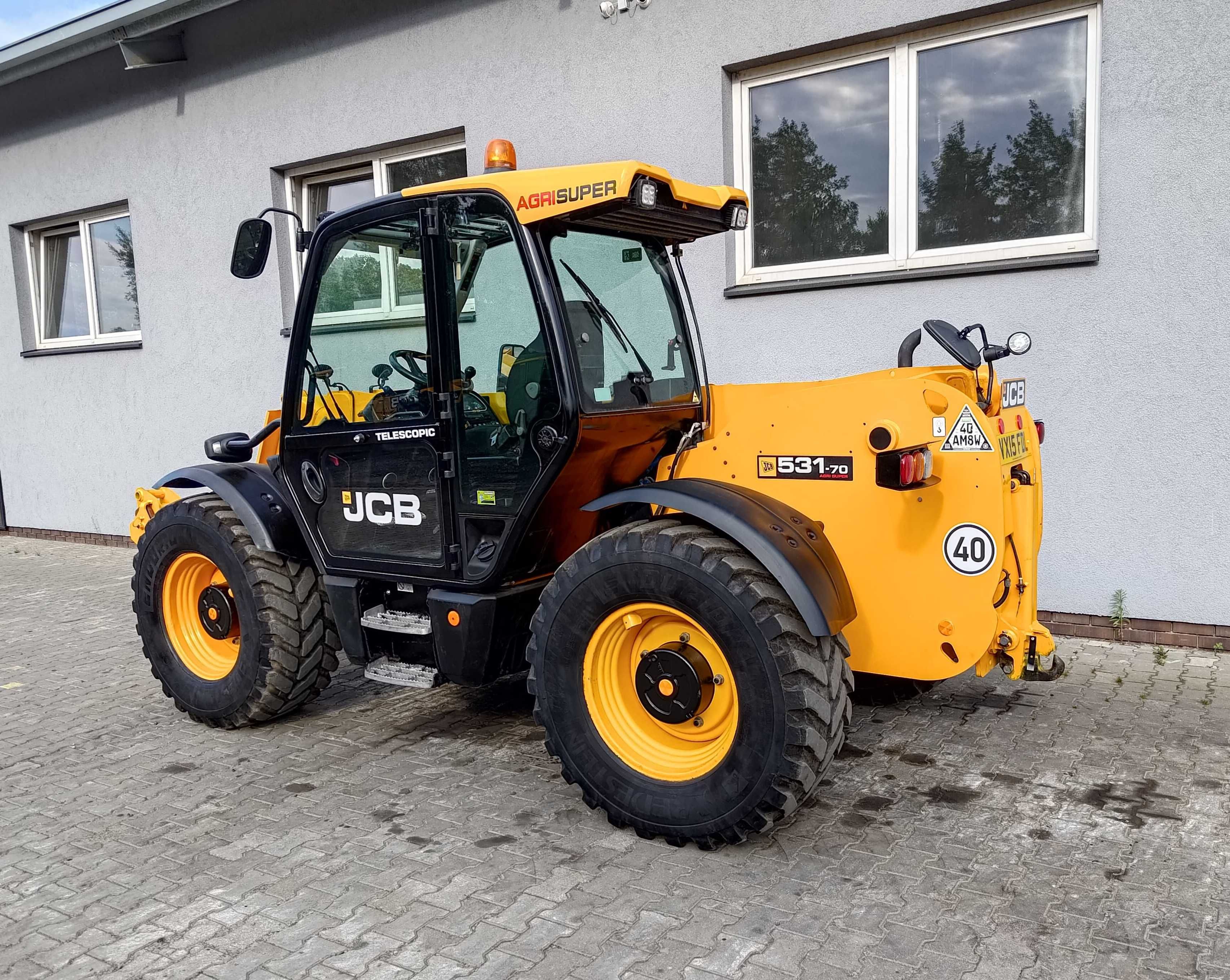 JCB 531-70 AGRI SUPER Full Opcja BEZ DPF i AdBlue Klima 40km/h 130kM
