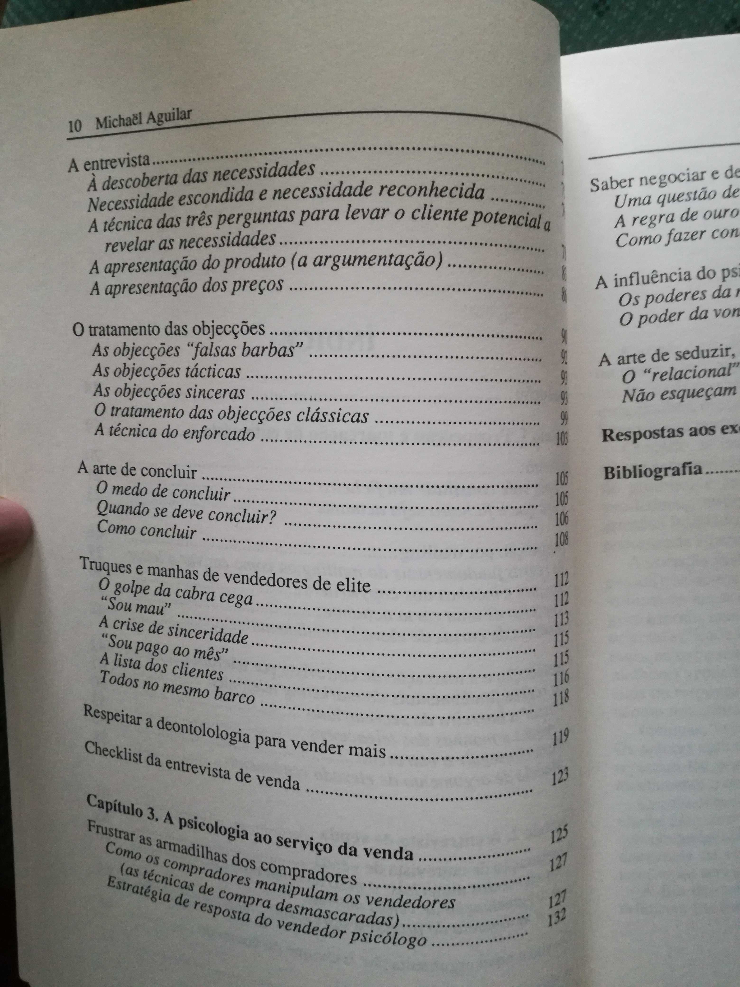 Livro Vendedor de Elite - Michael Aguilar - Livro esgotado