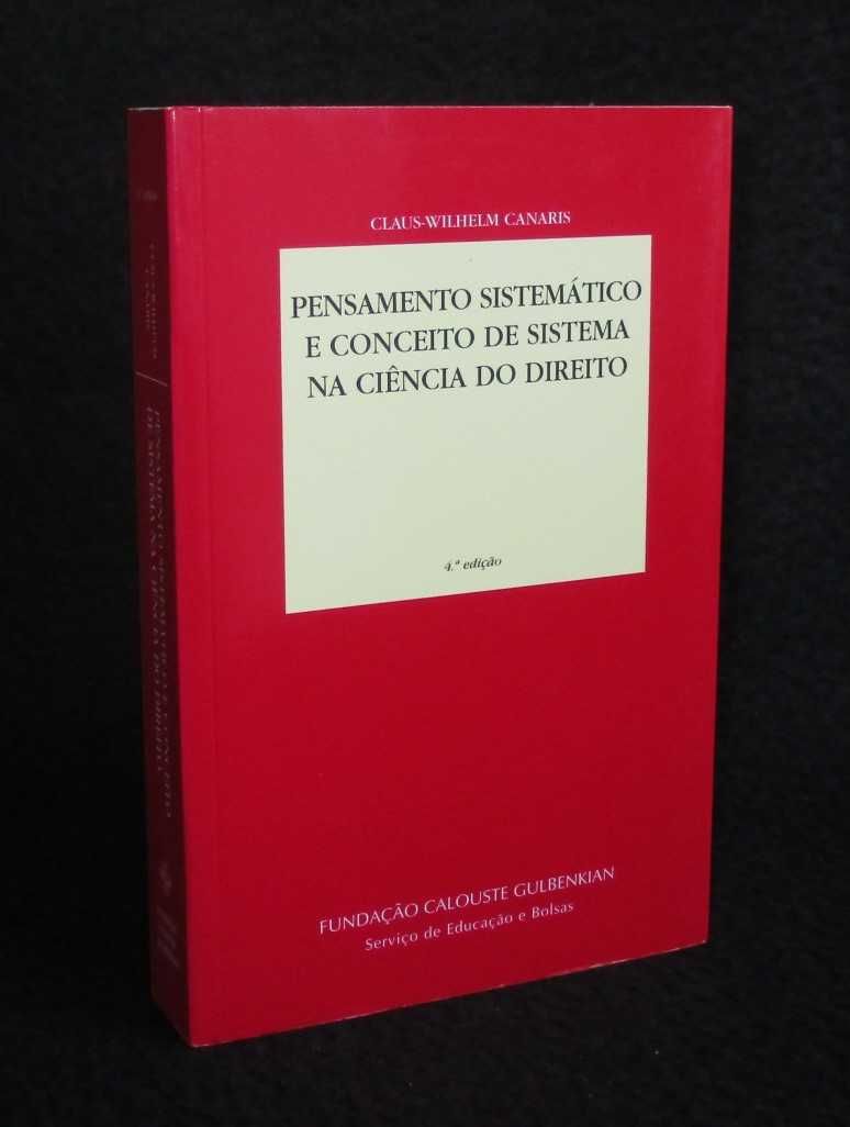 Livro Pensamento Sistemático e Conceito de Sistema Ciência do Direito