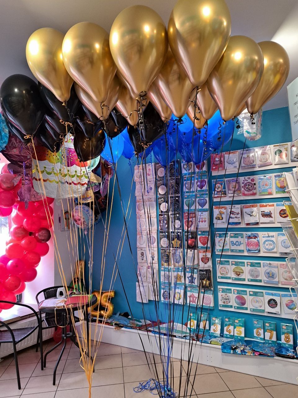 Balony lateksowe z helem