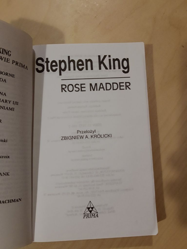 Stephen King Rose Madder