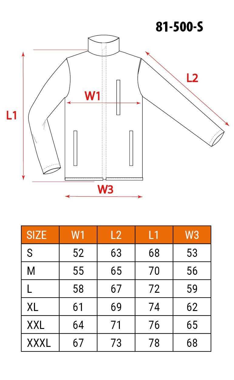 Bluza polarowa robocza czarna neo, rozmiar L