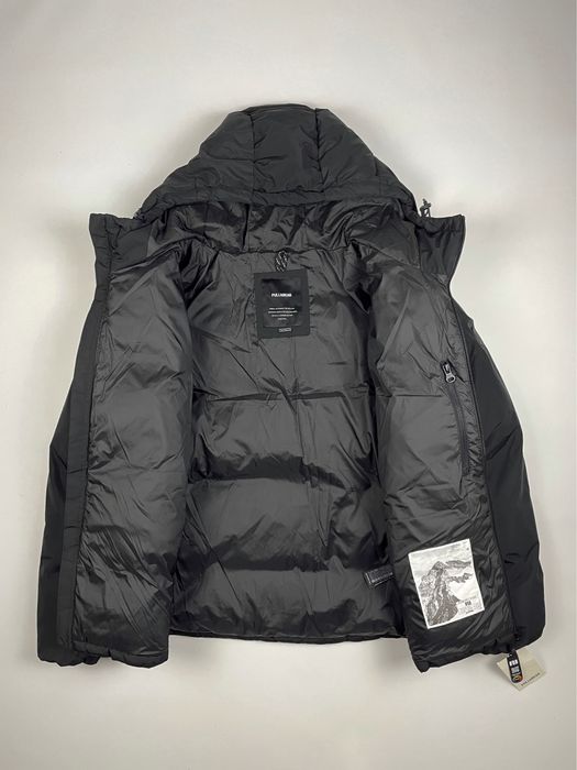 Куртка Pull&Bear Puffer Hooded Jacket (M) чорна чоловіча пуховик