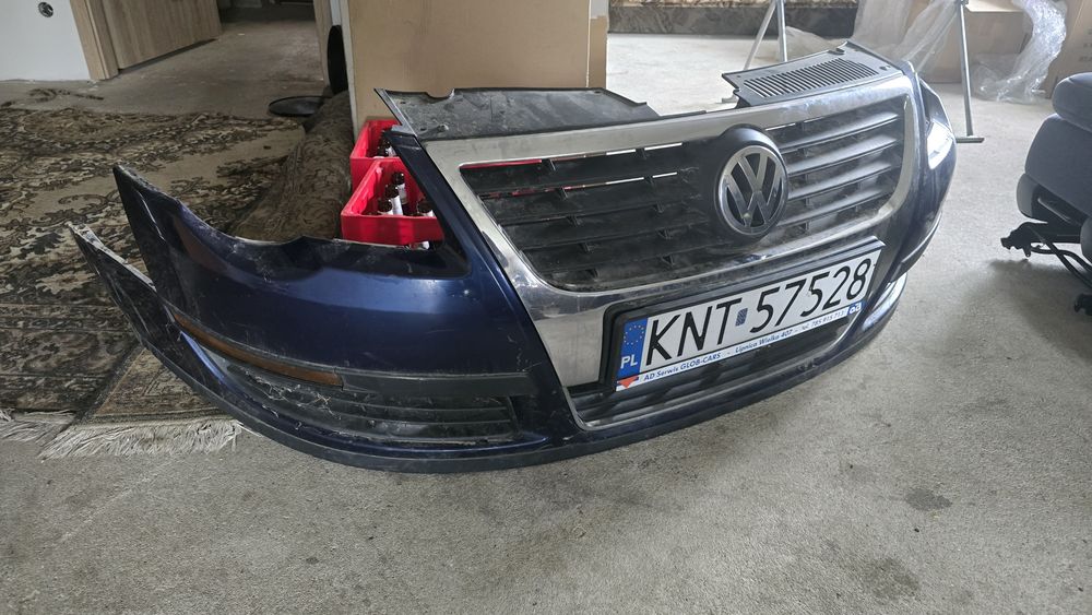 Vw pasaat b7 maska zderzak blotnik pas lampa deska drzwi