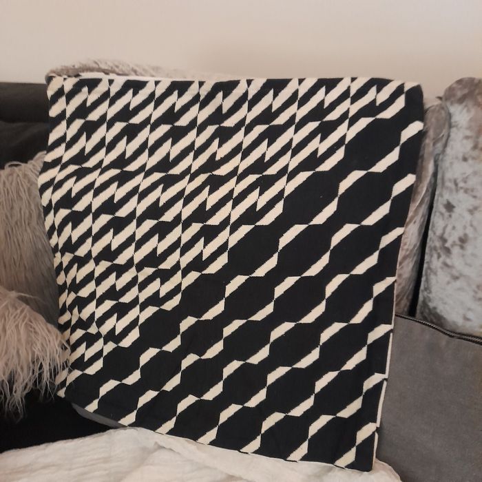 2 Capas de almofada do gato preto.