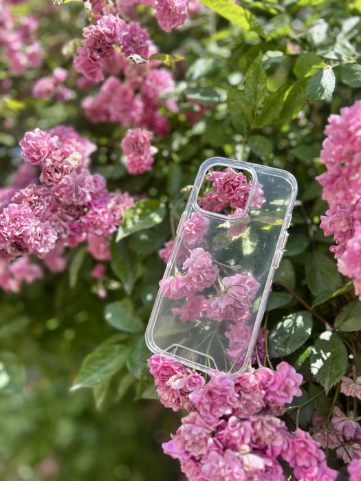 Силіконовий прозорий чохол на iPhone Айфон чехол