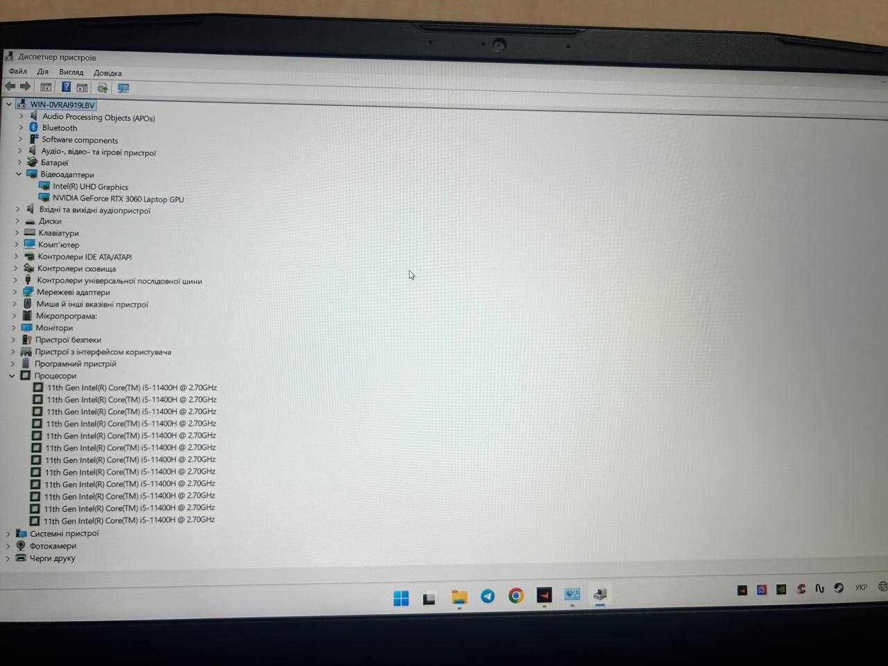 Ноутбук MSI Katana gf66 11UE, I5 11400H, RTX 3060, 16gb ОЗУ, 144Hz