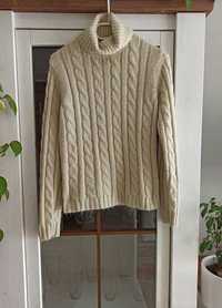 Beżowy damski sweter