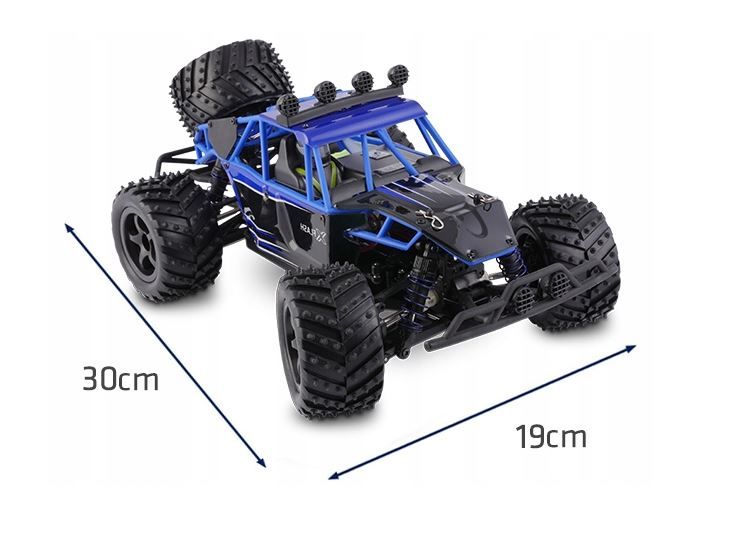 Samochód Zdalnie Sterowany Auto RC X FLASH do 45km /h Napęd 4x4 Overma