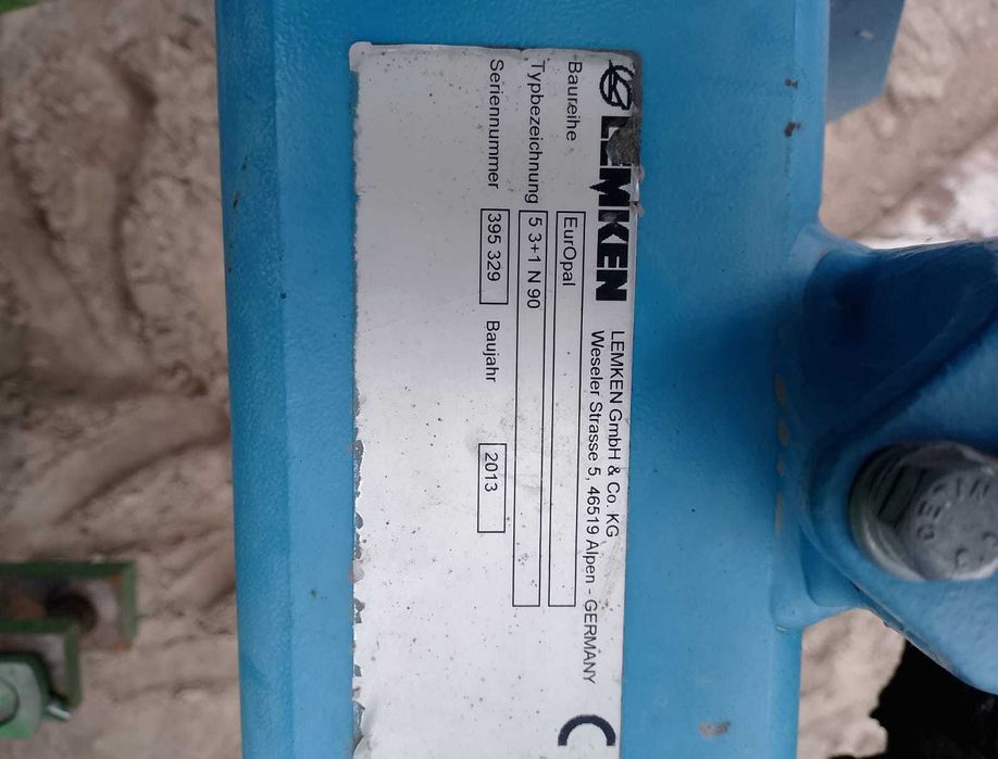 Pług Lemken Europal 5  2013 rok