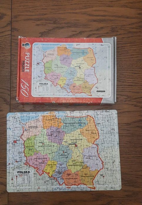 Puzzle mapA polski