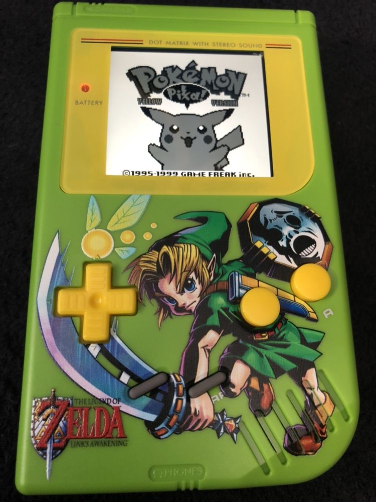 Gameboy DMG Zelda Ekran IPS Podświetlany