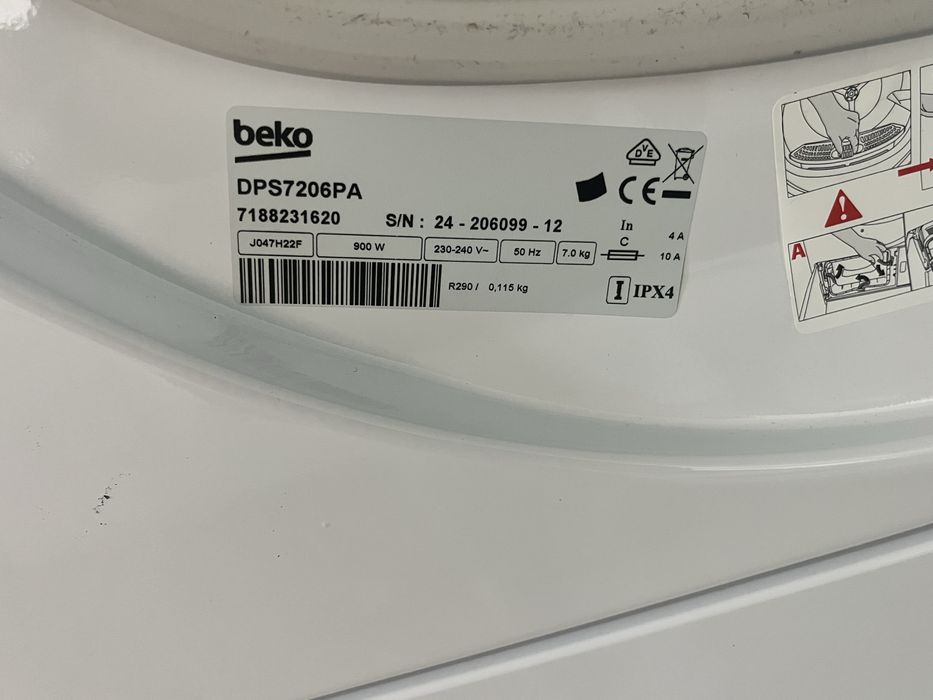 Suszarka do ubrań BEKO 7kg/ pompa ciepła
