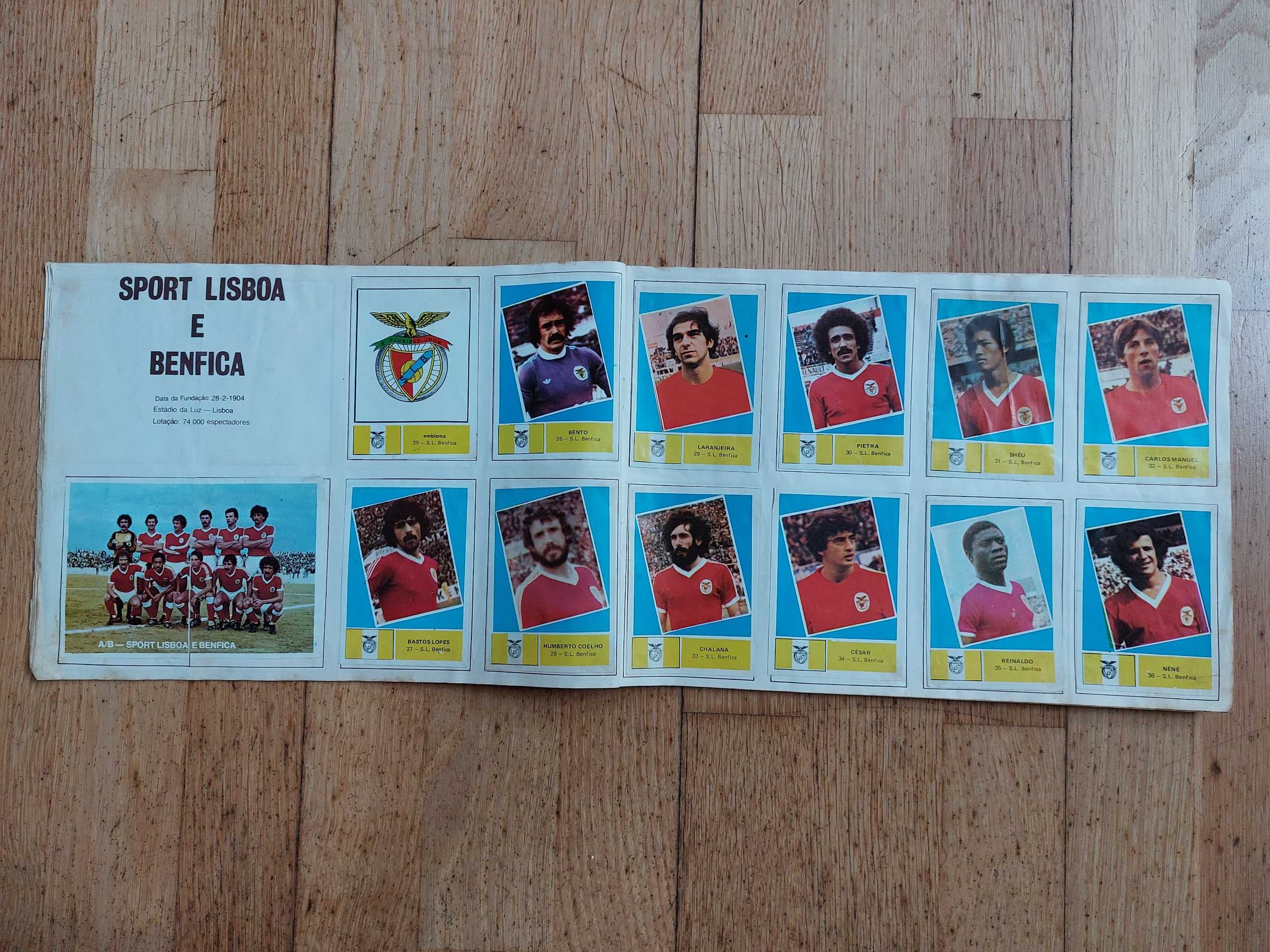 Caderneta de cromos "Futebol 80-81" - Completa