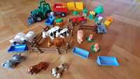 Zestaw Lego Duplo 4687 Ciągnik z przyczepą + farma