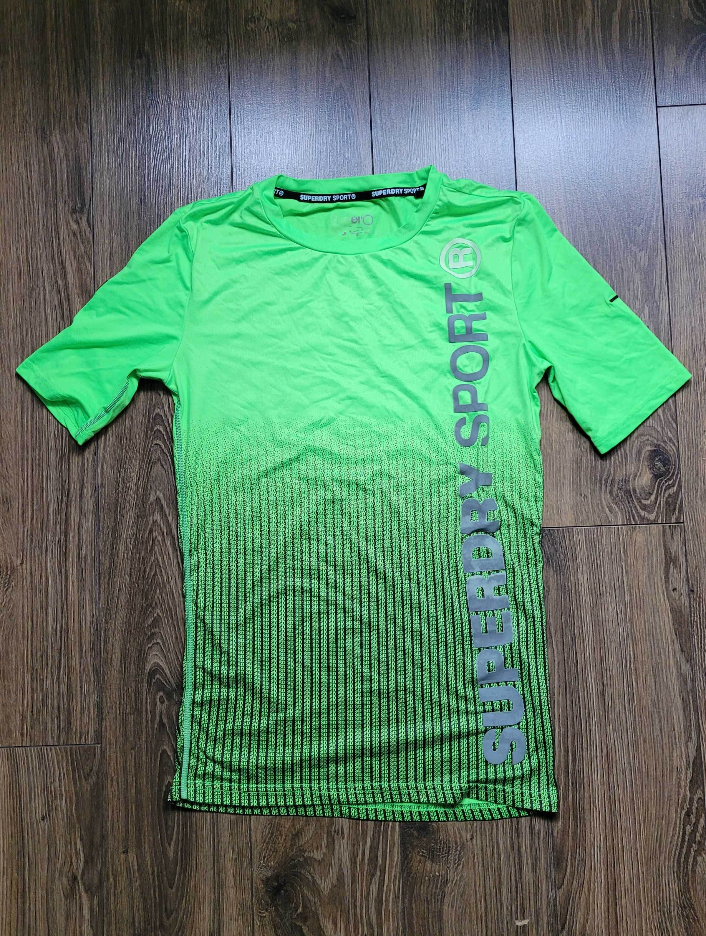 t-shirt koszulka Superdry Sport M sportowa do biegania techniczna