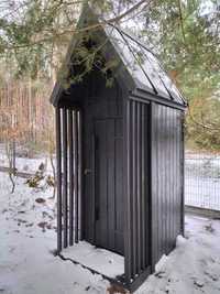Drewniana Toaleta ogrodowa T05 WC na działkę.