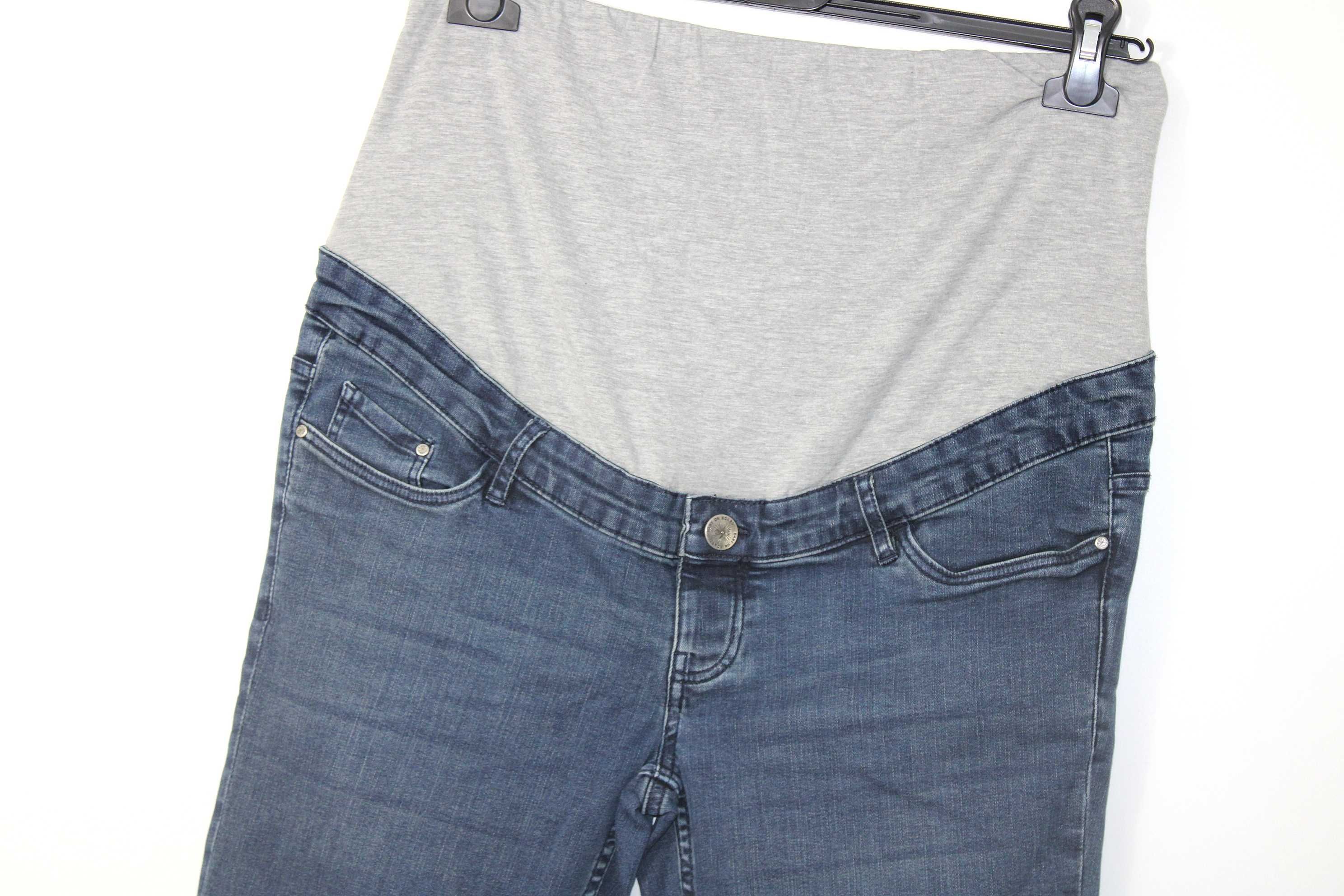 x7 ESMARA Wygodne Spodnie Ciążowe Jeans Skinny 42 XL