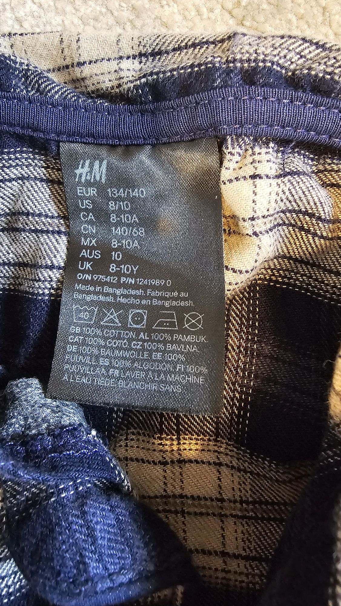 Pizama dla chlopca H&M rozm 134/140