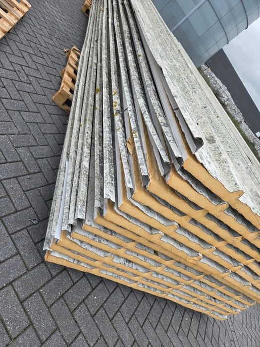 Płyta warstwowa obornicka PIR dachowa gr 45mm dł 12.25m 735m2