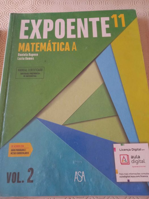 Manuais matemática Expoente 11 volumes 1,2,3