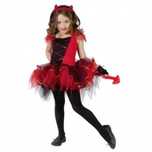 Strój dziecięcy Diablica Super, rozmiar 122-128 cm, Halloween