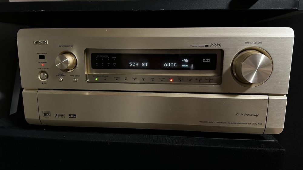 Denon A1D z oryginalnym pilotem - Extra stan!