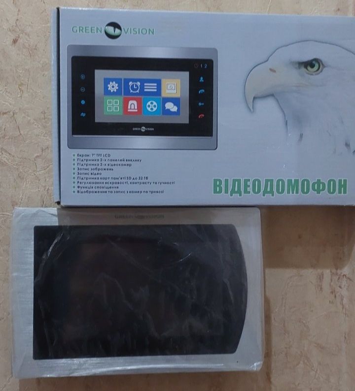 Видео домофон Green vision. Model: GV-056-AHD-J-VD7SD