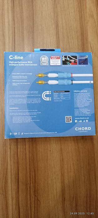 Межблочный кабель Chord C-line (новый)