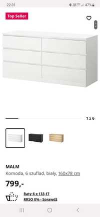 Komoda IKEA MALM  160x78