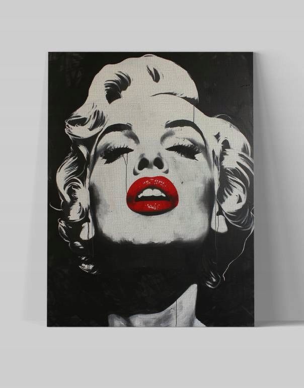 Obraz na płótnie Marilyn Monroe 90x120 cm - Ikona Popkultury