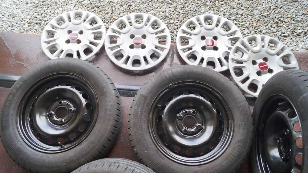 Felgi Fiat Panda 4X100 Et 35 kołpaki oryginał