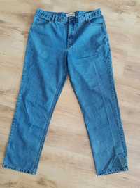 Granatowe jeansy Cherokee regular fit