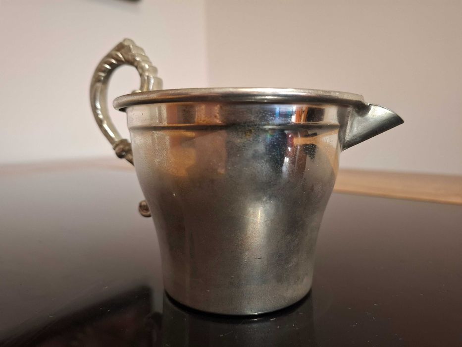 Jarro banho prata e copo whisky Usquaebach, raros