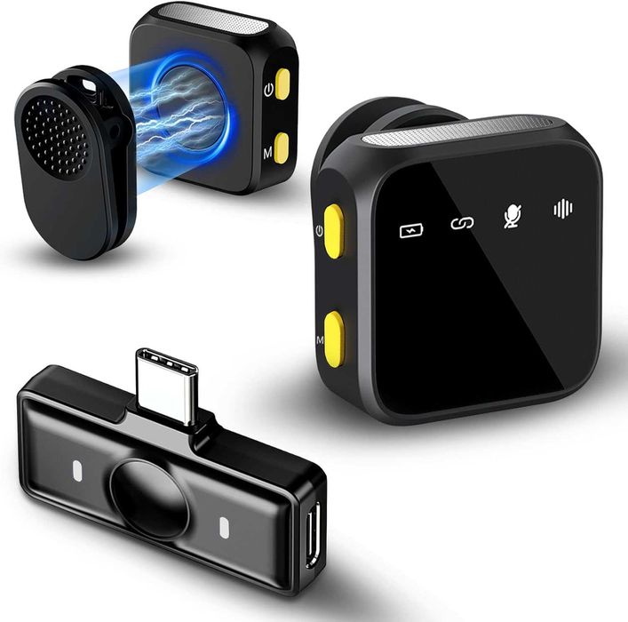 MICROFONES de 2 Cabeças de captação em cada microfone!