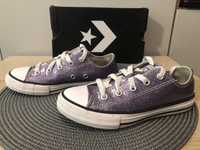 Buty Converse All Junior Brokatowe Trampki Tenisówki Roz 32