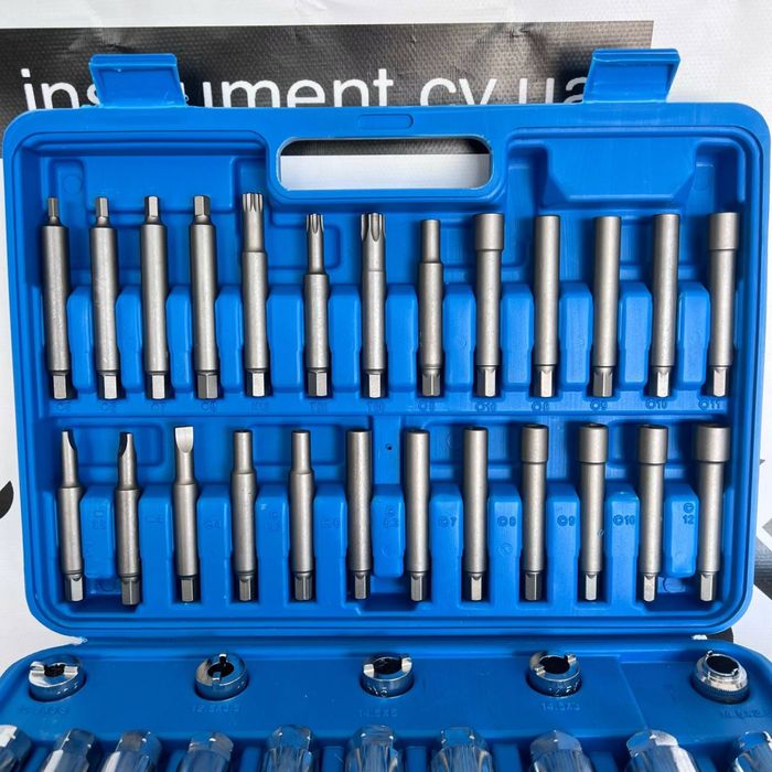 Набір насадок для обслуговування амортизаторів 43од. З тріскачкою