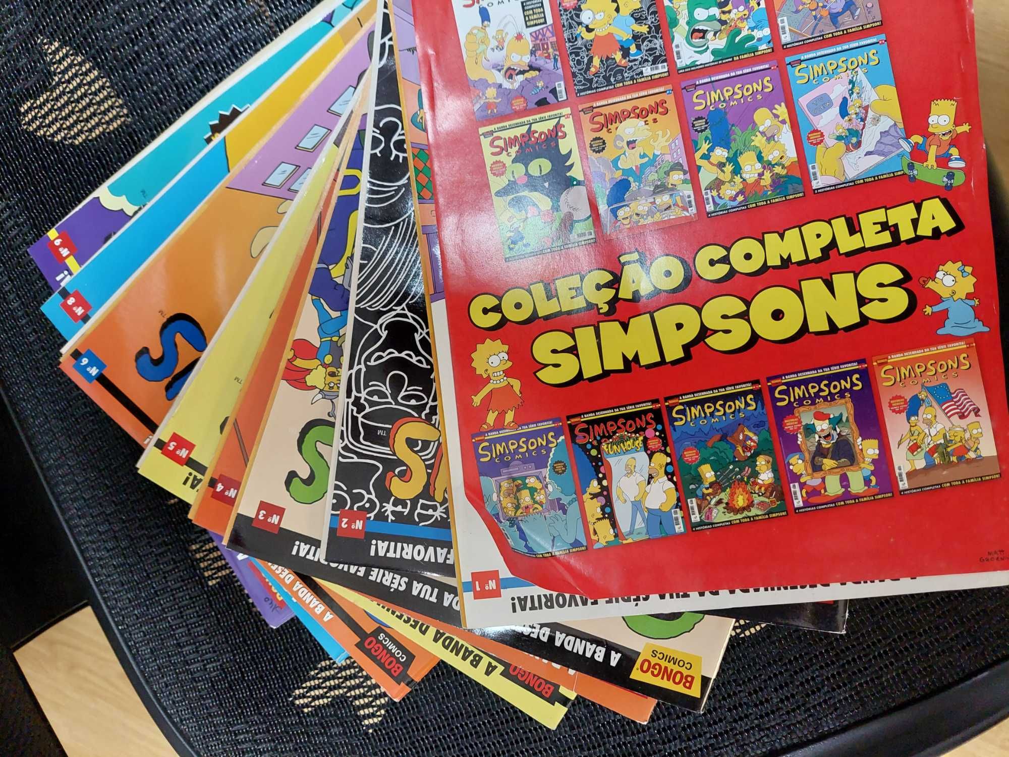 Colecção completa livros animação Simpsons
