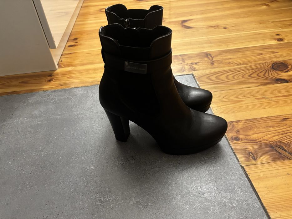 Botki lasocki skorzane rozmiar 36