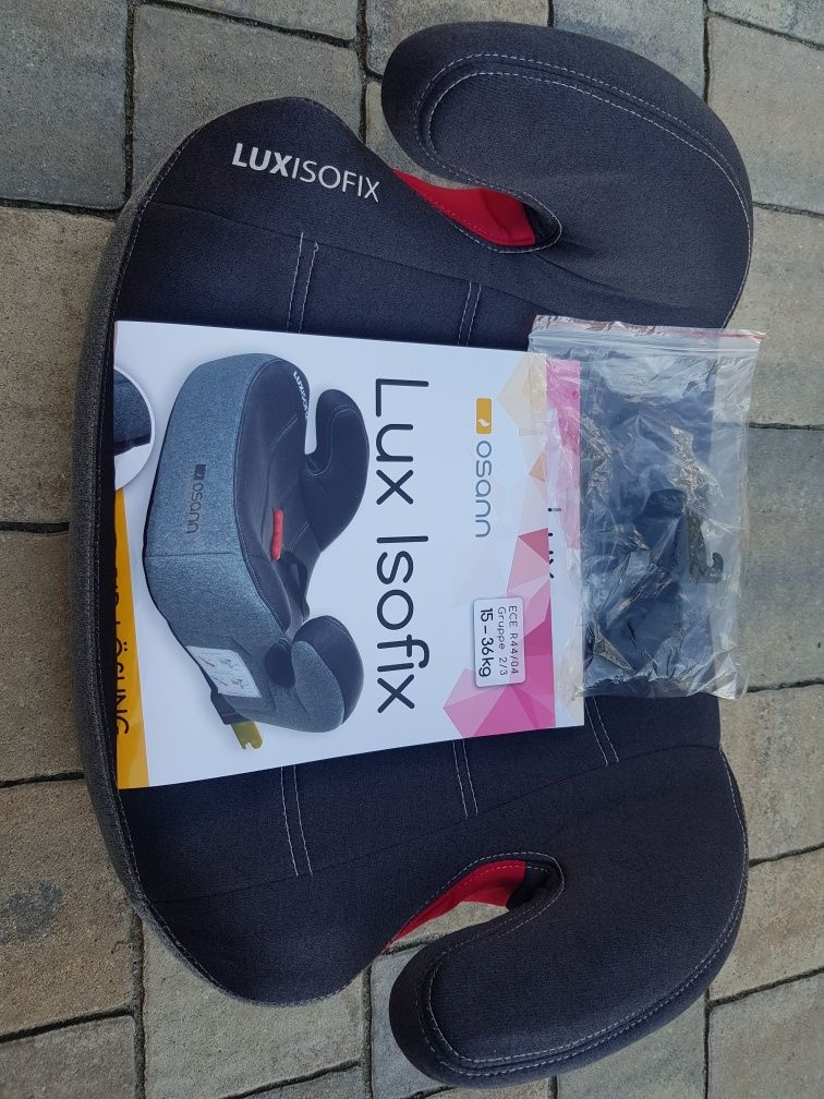 Osann lux Isofix, Fotelik samochodowy 15-36kg, podstawka, poddupnik