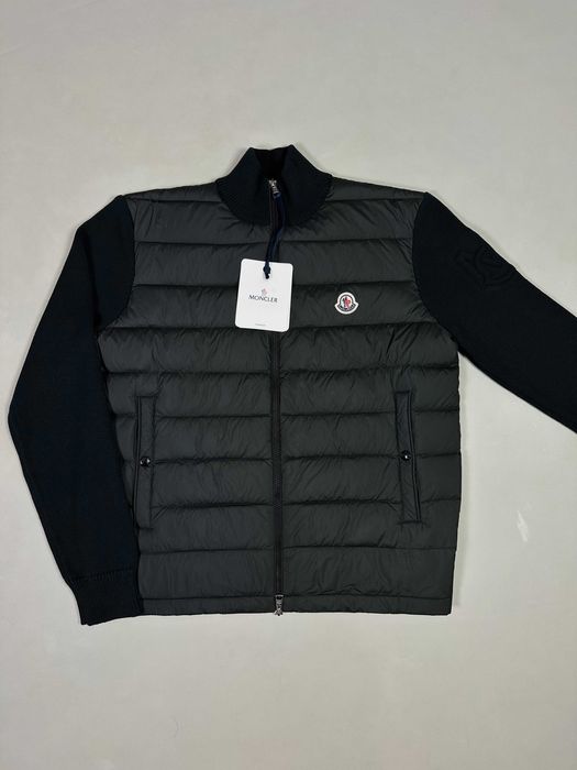Кардиган Moncler Padded Cotton Embossed Logo Zip-Up Cardigan монклер