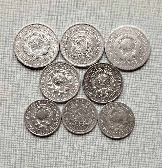 Монеты серебро, разные. Оригиналы в коллекцию.