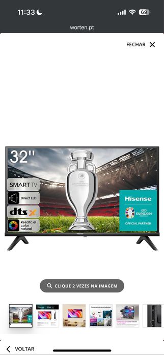 Smart TV 32, Hisense Android 2k