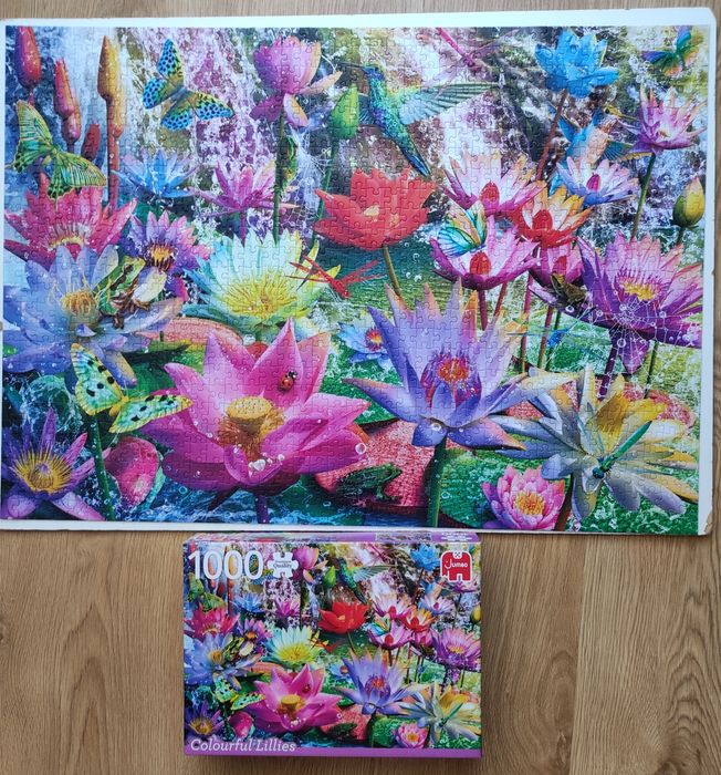 Puzzle 1000 Kolorowe lilie