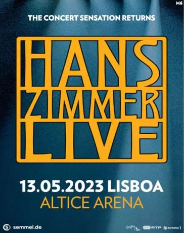 Hans Zimmer Live Lisboa 13/5/2023